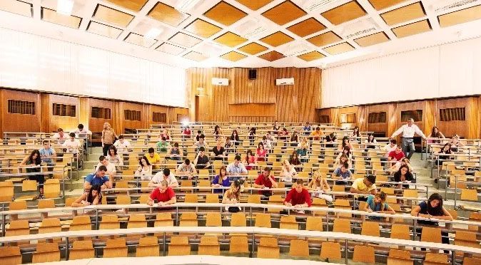 A Crowded Lecture Hall